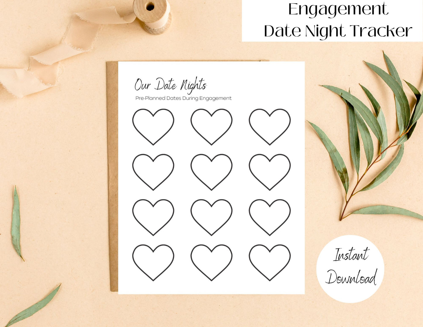 Engagement Scrap Book Downloadable PDF