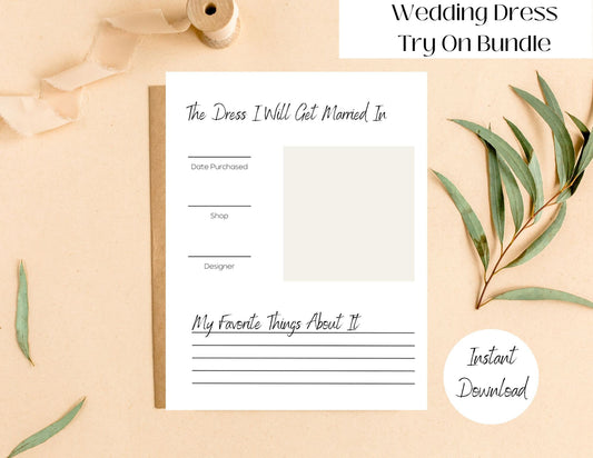 Wedding Dress Scrapbook Pages