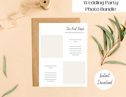 Wedding Party Scrapbook Bundle