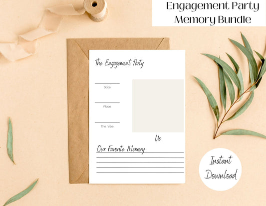 Engagement Party Memory Bundle